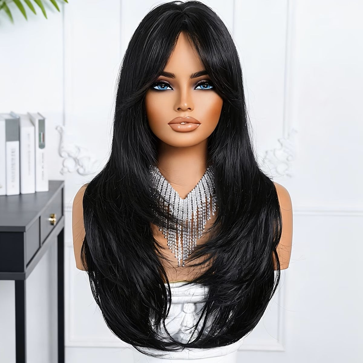 Luxe Noir Layered Wig