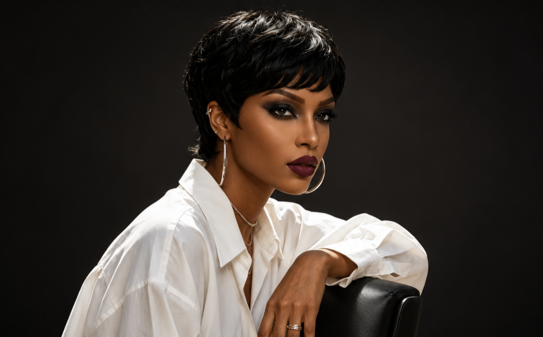 Velour Noir — The Crowned Muse Wig