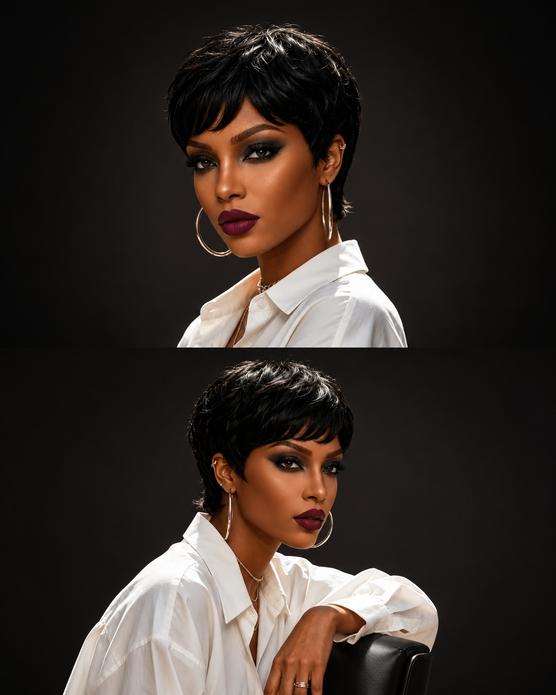 Velour Noir — The Crowned Muse Wig